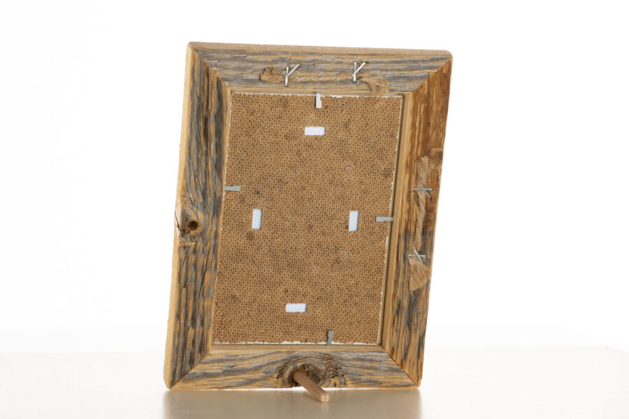 Rustikaler Altholzrahmen 10x15 cm – Handgefertigt aus zertifiziertem Holz – Bild 5