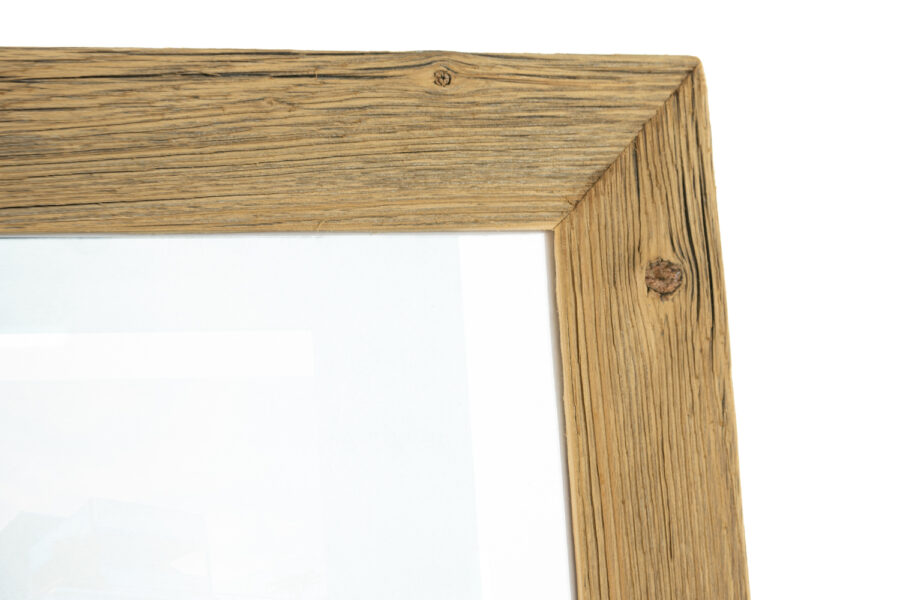 🌿 Rustikaler Altholzrahmen 30×40 cm – Handgefertigt aus zertifiziertem Holz – Bild 2
