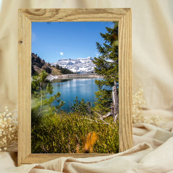 Rustikaler Altholzrahmen 20×30 cm – Handgefertigt aus zertifiziertem Holz mit Antireflex-Glas