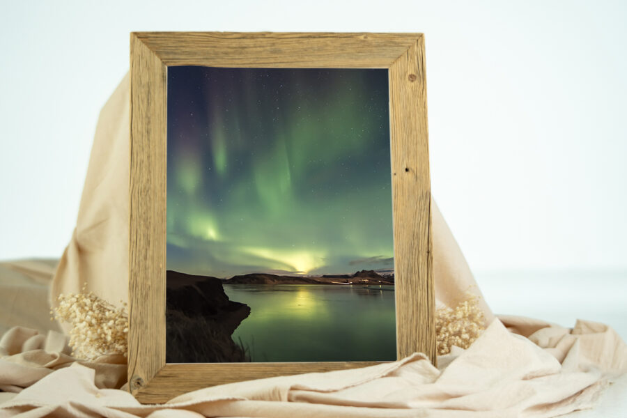 🌿 Rustikaler Altholzrahmen 30×40 cm – Handgefertigt aus zertifiziertem Holz