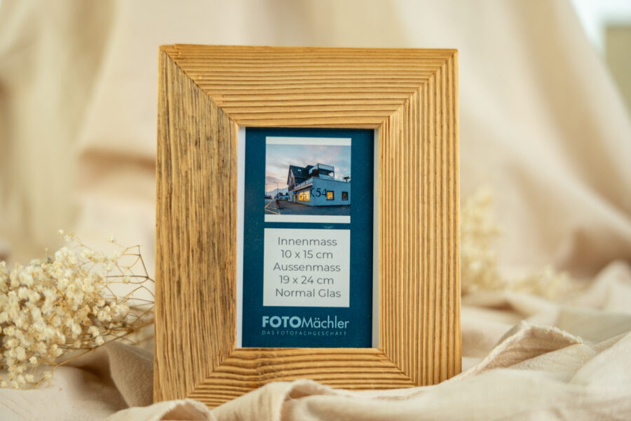 Rustikaler Altholzrahmen 10x15 cm – Handgefertigt aus zertifiziertem Holz – Bild 12