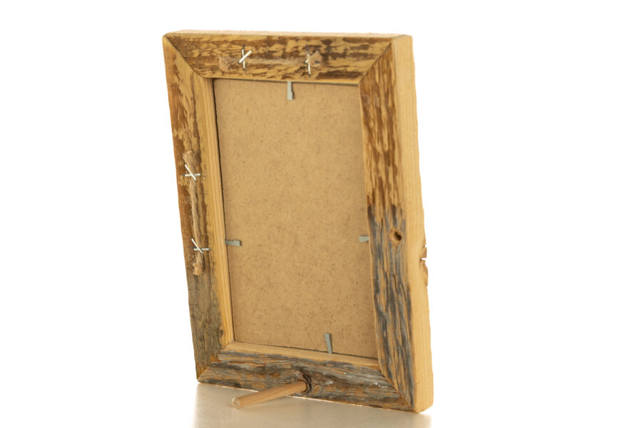 Rustikaler Altholzrahmen 10x15 cm – Handgefertigt aus echtem Altholz – Bild 7
