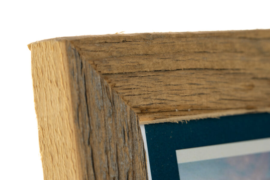 Rustikaler Altholzrahmen 10x15 cm – Handgefertigt aus echtem Altholz – Bild 2