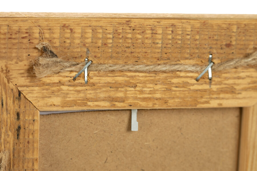 Rustikaler Altholzrahmen 10x15 cm – Handgefertigt aus zertifiziertem Holz – Bild 6