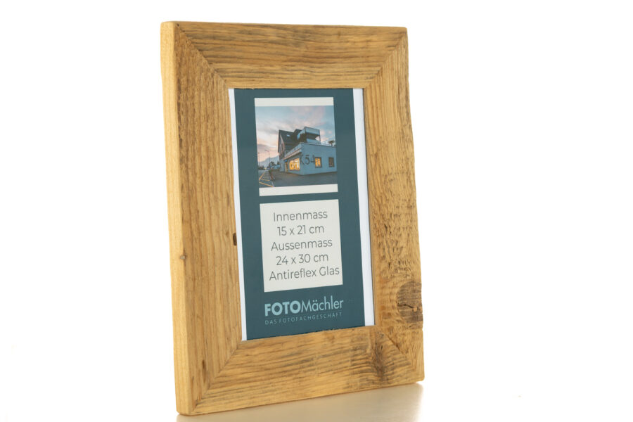 Rustikaler Altholzrahmen 15x21 cm – Einzigartig & Nachhaltig – Bild 9